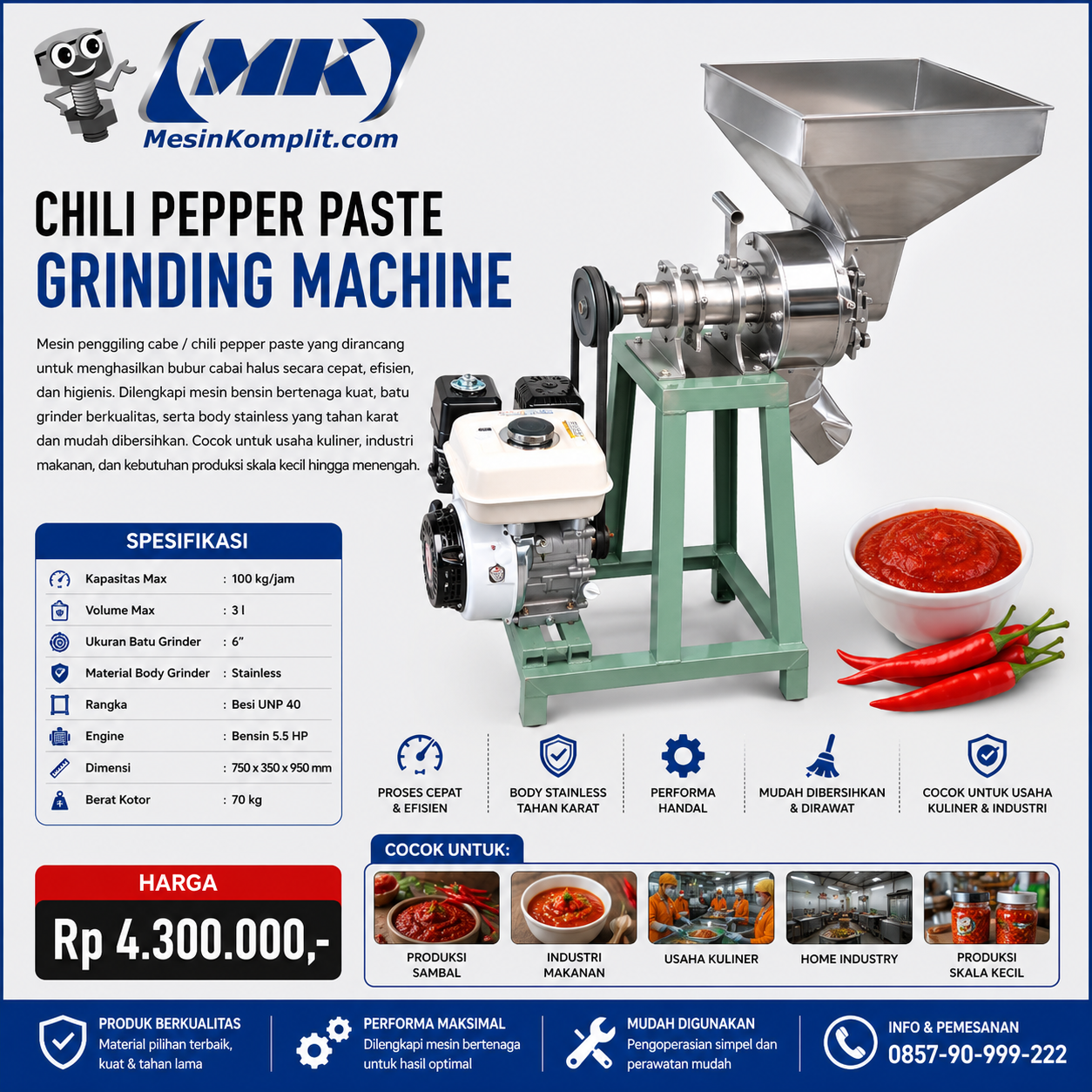 Giling Bumbu Cabe 6inch (...